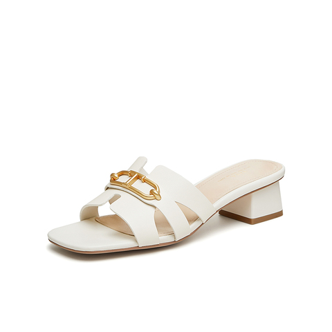 Tata/他她2024夏商场同款时尚百搭拖鞋女外穿拖鞋新款7ZO03BT4