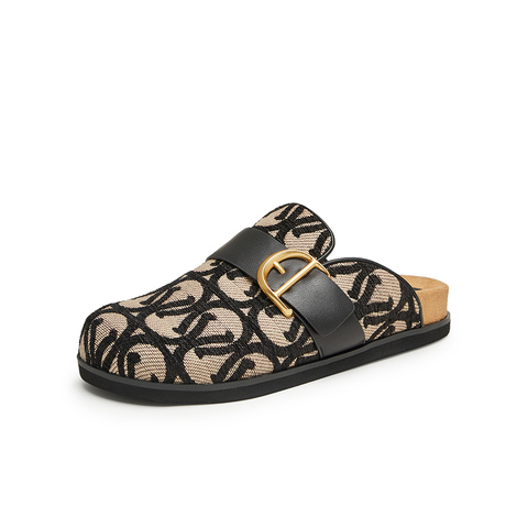 Tata/他她2024春商场同款勃肯鞋女时尚后空凉鞋新款7WR11AH4