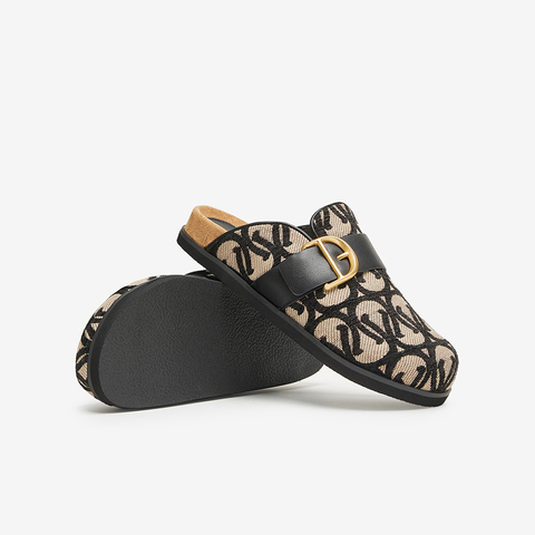 Tata/他她2024春商场同款勃肯鞋女时尚后空凉鞋新款7WR11AH4