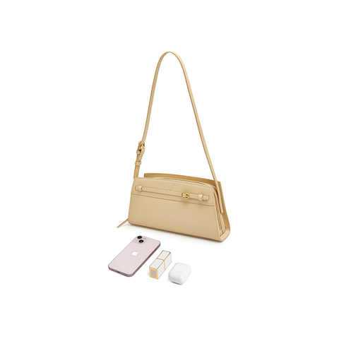 Tata/他她2024夏商场同款女简约质感单肩包小方包新款X3262BX4