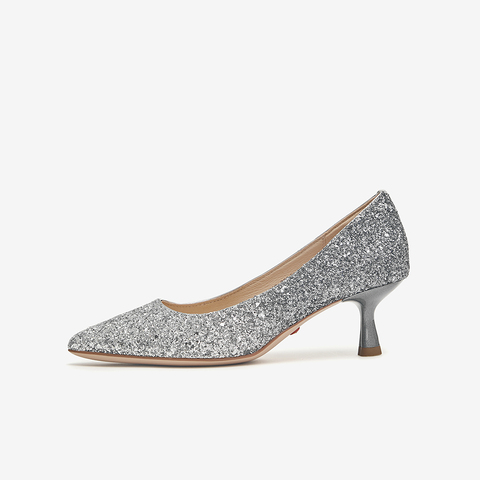 Tata/他她2024春商场同款时尚气质浅口女单鞋新款7QT07AQ4