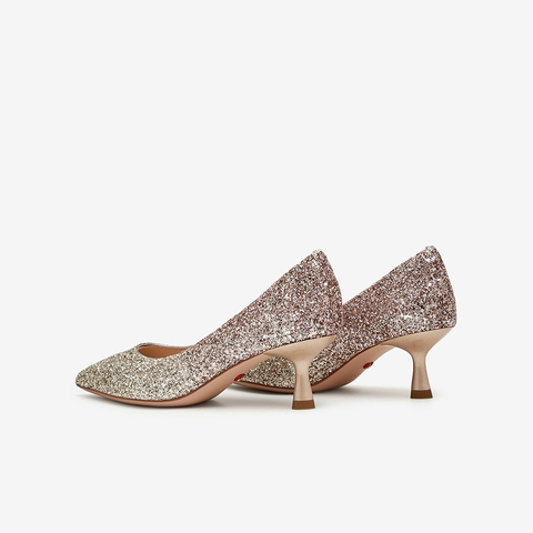 Tata/他她2024春商场同款时尚气质浅口女单鞋新款7QT07AQ4