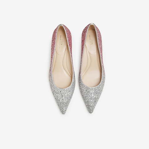 Tata/他她2024春商场同款时尚气质浅口女单鞋新款7QT07AQ4