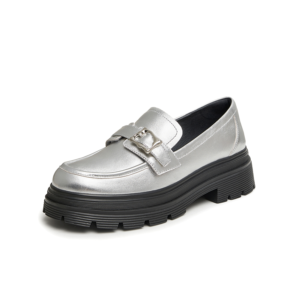 TATA/他她2024春时尚休闲潮流百搭纯色圆头女新款7FN36AA4