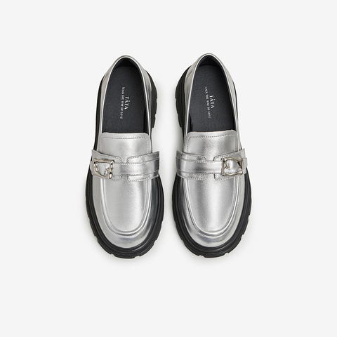 TATA/他她2024春时尚休闲潮流百搭纯色圆头女新款7FN36AA4