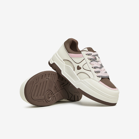 TATA/他她2024春商场同款运动潮流时尚厚底女板鞋新款WJ801AM4