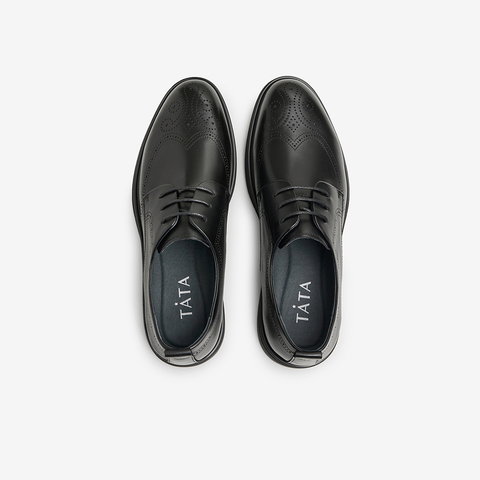 TATA/他她2024春商场同款时尚简约男士商务皮鞋新款MEM02AM4