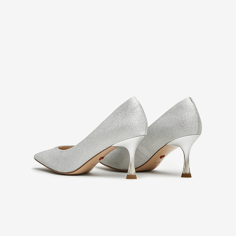 TATA/他她2024春商场同款时尚休闲甜美细跟单鞋新款7DDU9AQ4