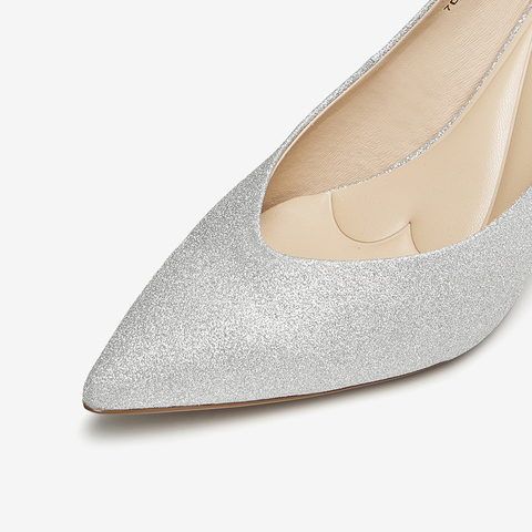 TATA/他她2024春商场同款时尚休闲甜美细跟单鞋新款7DDU9AQ4