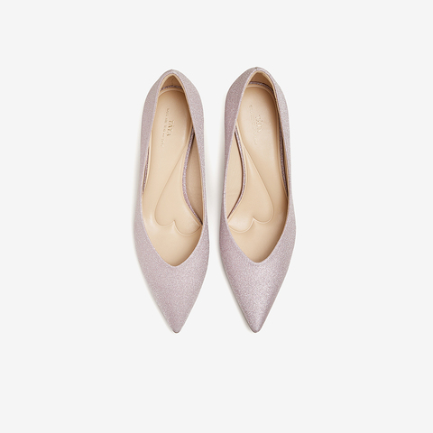 TATA/他她2024春商场同款时尚休闲甜美细跟单鞋新款7DDU9AQ4