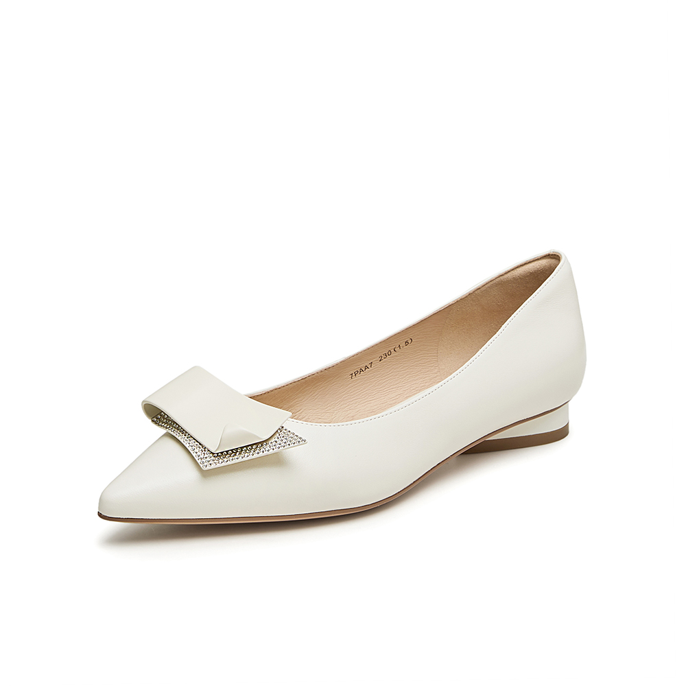 TATA/他她2024春商场同款时尚浅口女法式气质单鞋新款7PAA7AQ4