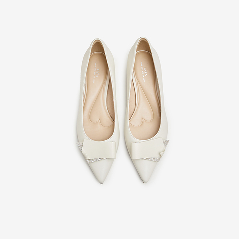 TATA/他她2024春商场同款时尚浅口女法式气质单鞋新款7PAA7AQ4