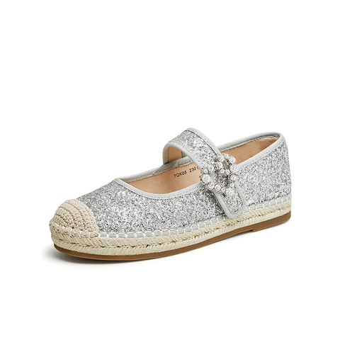 TATA/他她2024春商场同款渔夫鞋女休闲鞋时尚舒适新款7QK05AA4