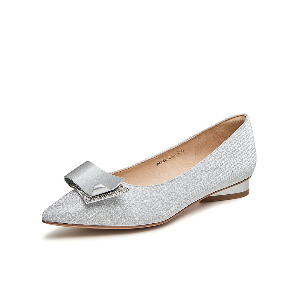 TATA/他她2024春商场同款时尚浅口女法式气质单鞋新款7PAA7AQ4