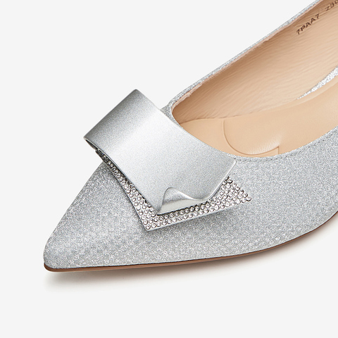 TATA/他她2024春商场同款时尚浅口女法式气质单鞋新款7PAA7AQ4