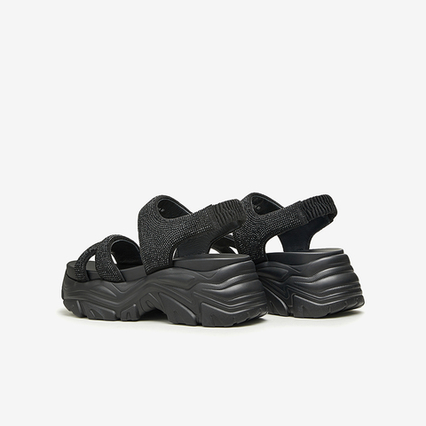 TATA/他她2024夏时尚休闲潮流百搭一字带凉鞋女新款DWFV1BL4