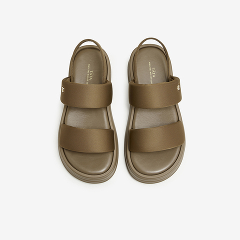 Tata/他她2024夏商场同款时尚舒适休闲凉鞋女鞋新款WL601BL4