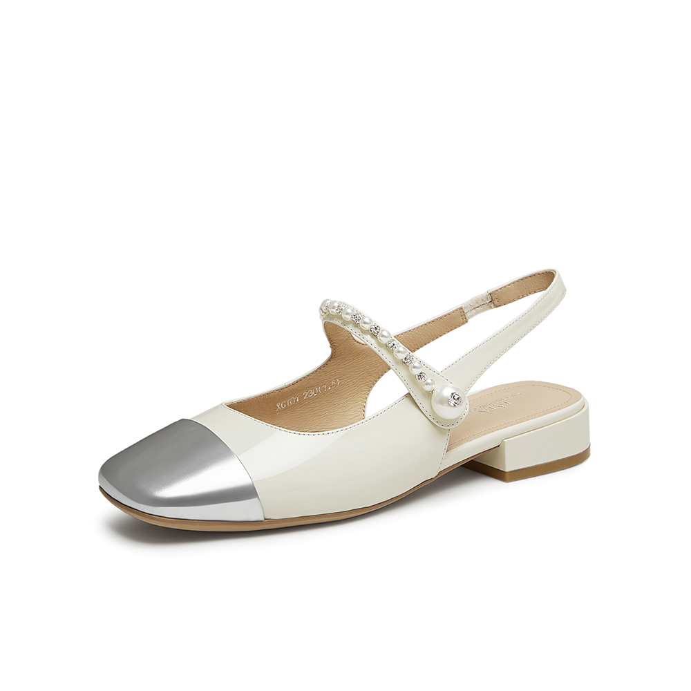 TATA/他她2024夏商场同款时尚百搭女后空凉鞋新款XGT01BH4