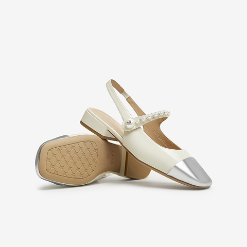 TATA/他她2024夏商场同款时尚百搭女后空凉鞋新款XGT01BH4