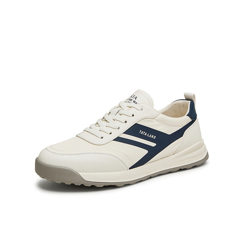 Tata/他她2024秋商场同款时尚男士休闲鞋新款QES01CM4