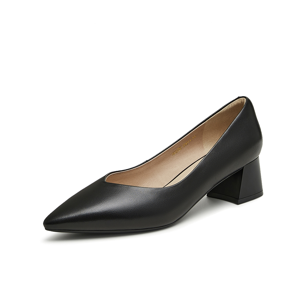 Tata/他她2024秋商场同款女时尚休闲单鞋新款UGE02CQ4