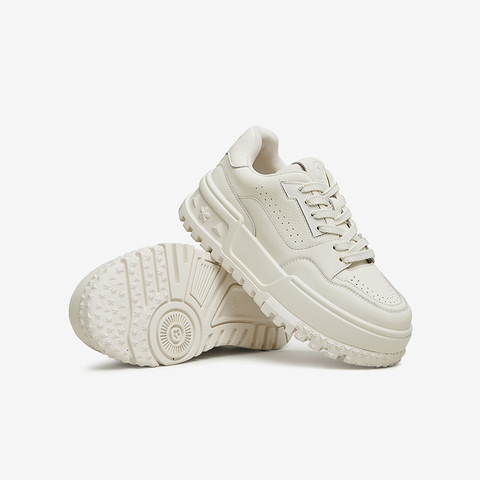 TATA/他她2024秋商场同款女简约学院百搭厚底圆头板鞋GDR01CM4