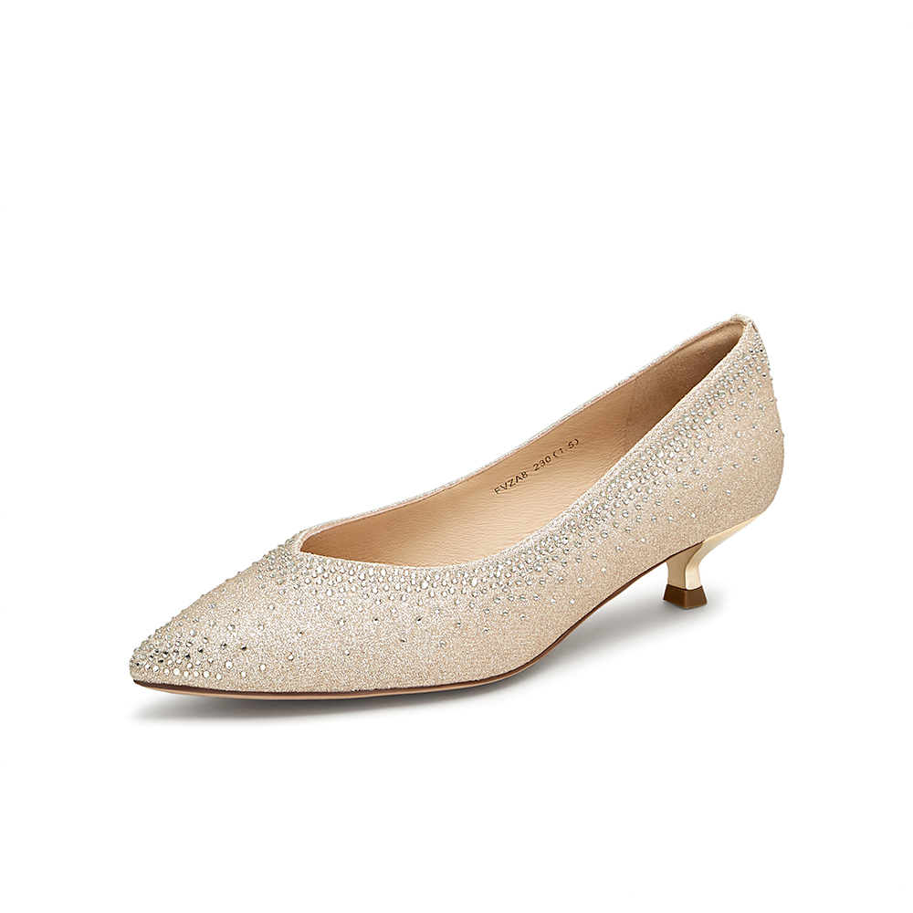 TATA/他她2024秋商场同款时尚女低平跟单鞋新款FVZA8CQ4