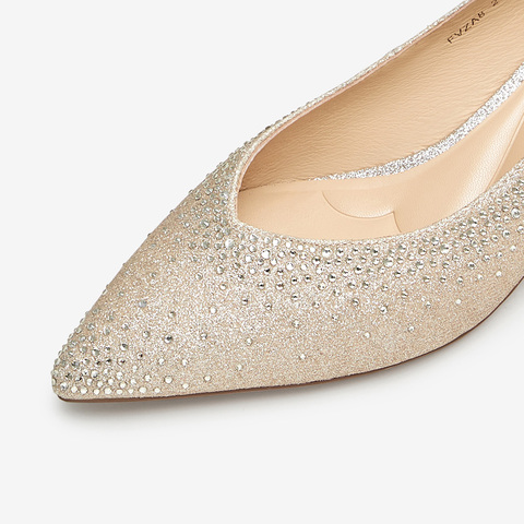 TATA/他她2024秋商场同款时尚女低平跟单鞋新款FVZA8CQ4