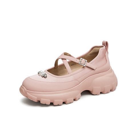 TATA/他她2024秋休闲玛丽珍鞋新款XHU02CQ4