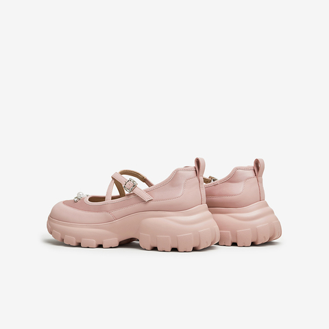 TATA/他她2024秋休闲玛丽珍鞋新款XHU02CQ4