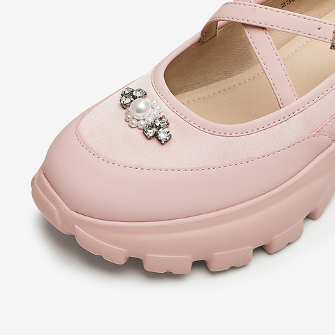 TATA/他她2024秋休闲玛丽珍鞋新款XHU02CQ4