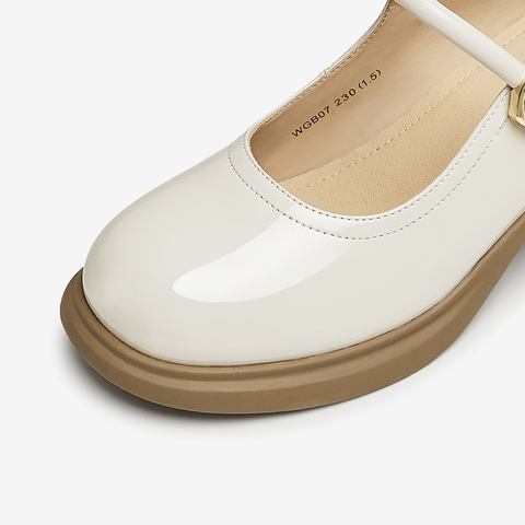 Tata/他她2024秋商场同款浅口女休闲玛丽珍鞋新款WGB07CQ4