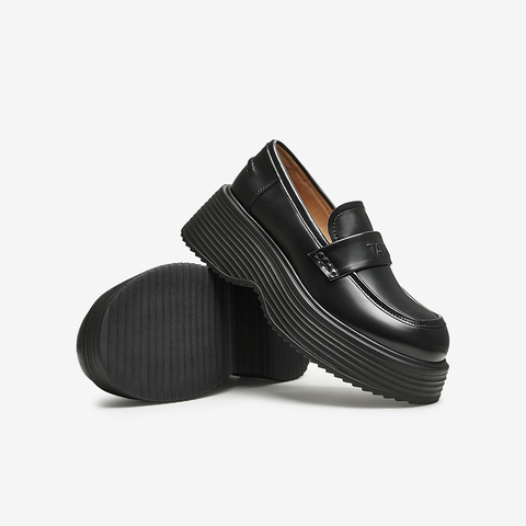 TATA/他她2024秋商场同款时尚休闲乐福鞋女新款CCH01CA4