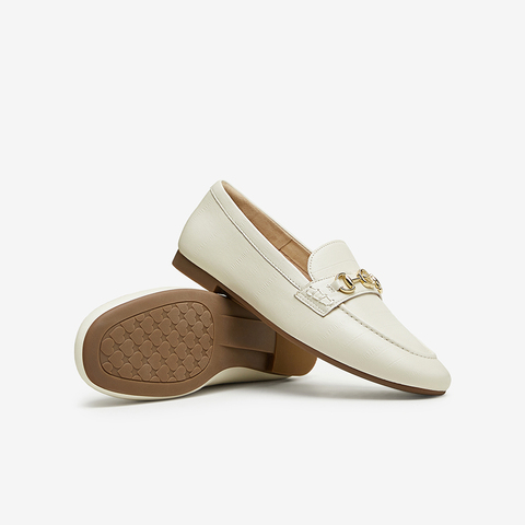 TATA/他她2024秋商场同款时尚休闲女乐福鞋新款7QCA6CA4