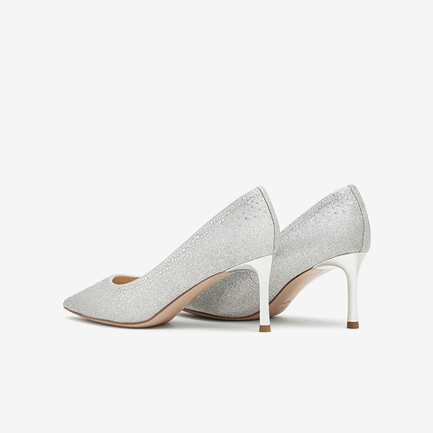 Tata/他她2024秋商场同款时尚尖头女单鞋新款7DDX2CQ4