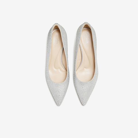 Tata/他她2024秋商场同款时尚尖头女单鞋新款7DDX2CQ4