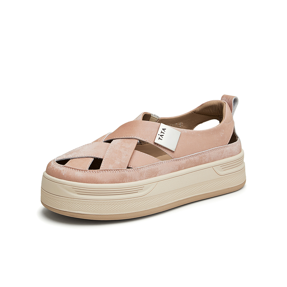 Tata/他她2024秋时尚女休闲运动鞋新款CBS01CH4