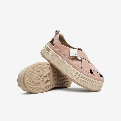 Tata/他她2024秋时尚女休闲运动鞋新款CBS01CH4