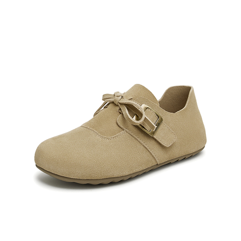 TATA/他她2024秋商场同款时尚休闲勃肯鞋女新款CFZ01CM4