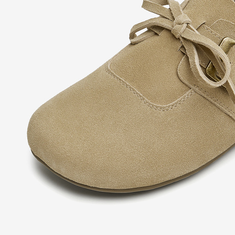 TATA/他她2024秋商场同款时尚休闲勃肯鞋女新款CFZ01CM4