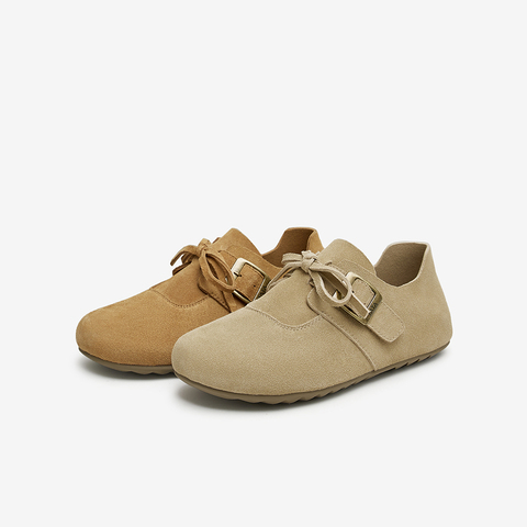 TATA/他她2024秋商场同款时尚休闲勃肯鞋女新款CFZ01CM4