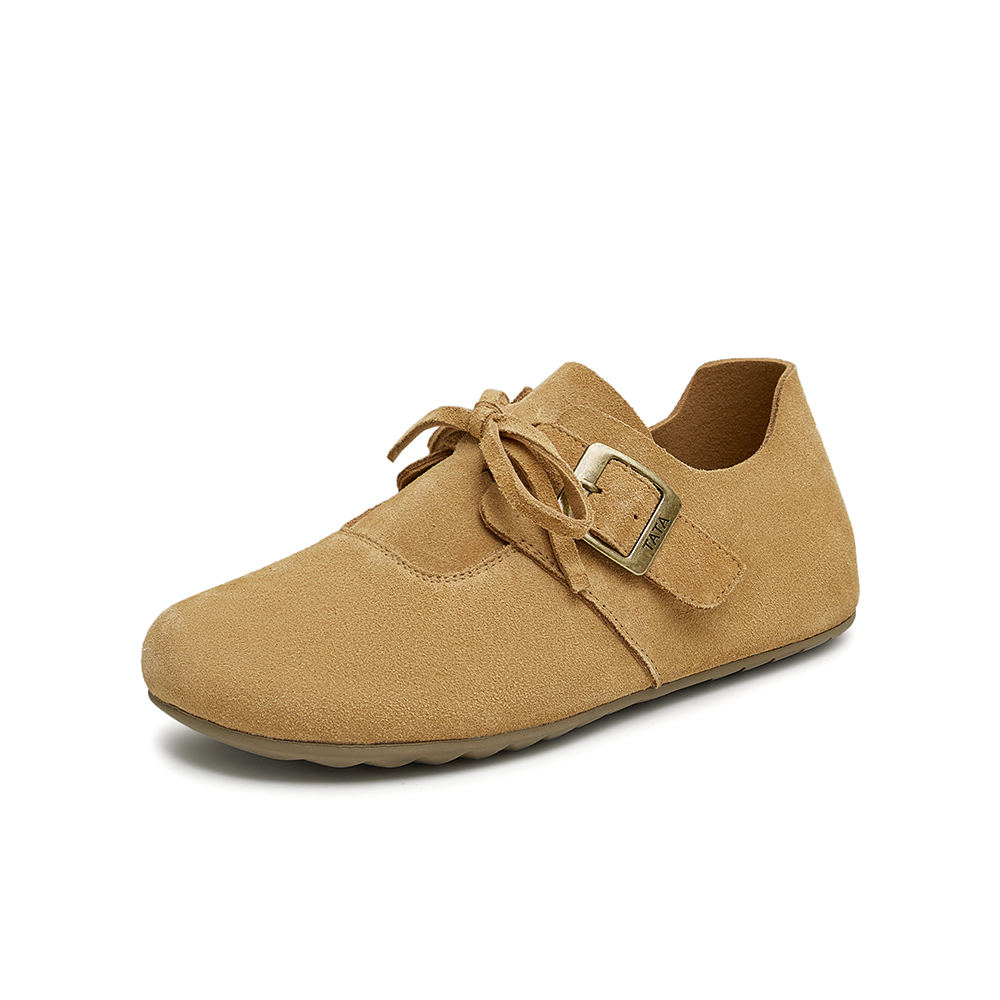 Tata/他她2024秋商场同款时尚休闲勃肯鞋女新款CFZ01CM4