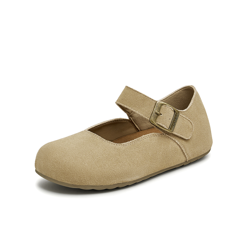 TATA/他她2024秋商场同款时尚休闲玛丽珍鞋女新款CGC01CQ4