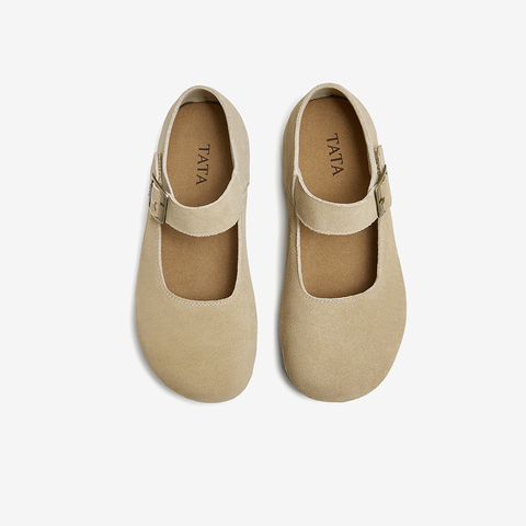 TATA/他她2024秋商场同款时尚休闲玛丽珍鞋女新款CGC01CQ4