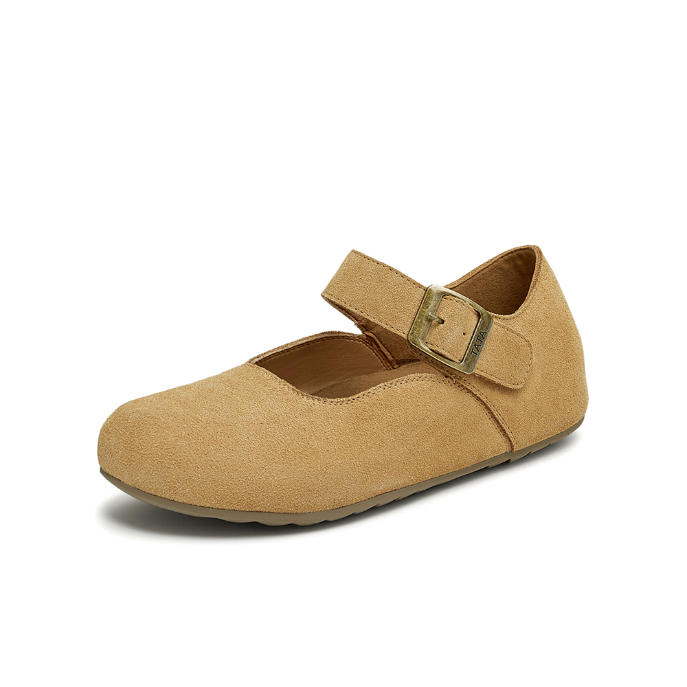 TATA/他她2024秋商场同款时尚休闲玛丽珍鞋女新款CGC01CQ4