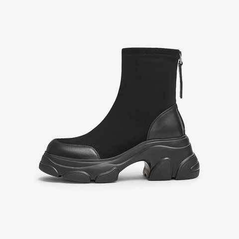 TATA/他她2024冬时尚休闲时装短靴女新款CEG01DZ4