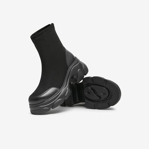 TATA/他她2024冬时尚休闲时装短靴女新款CEG01DZ4