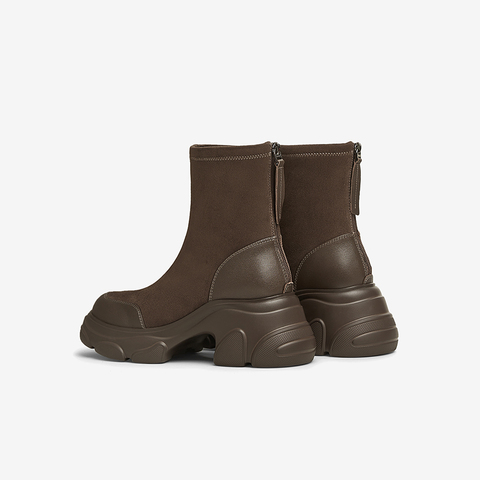 TATA/他她2024冬时尚休闲时装短靴女新款CEG01DZ4