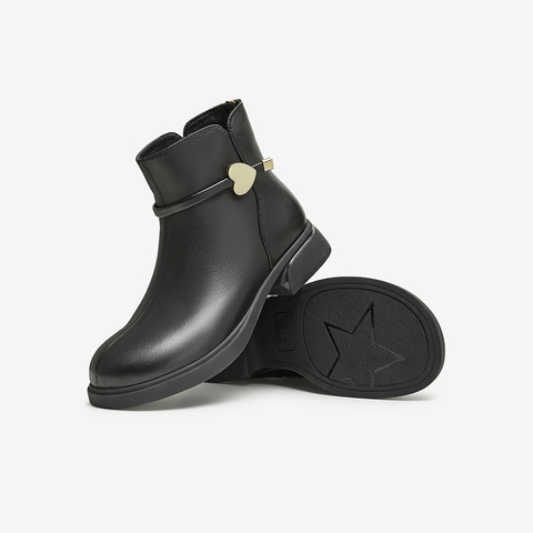 TATA/他她2024冬商场同款时尚休闲时装短靴女新款YJJ01DD4