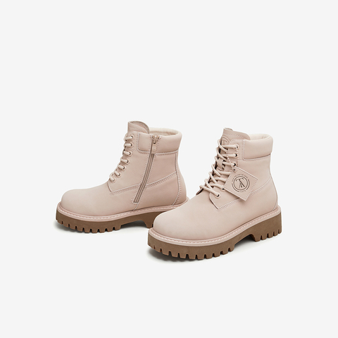 TATA/他她2024冬时尚休闲工装鞋女新款CEW01DD4